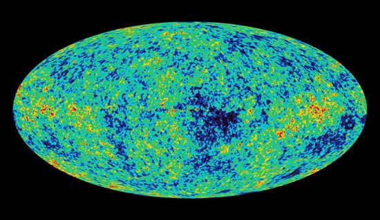 WMAP anisotropie van de kosmische achtergrondstraling