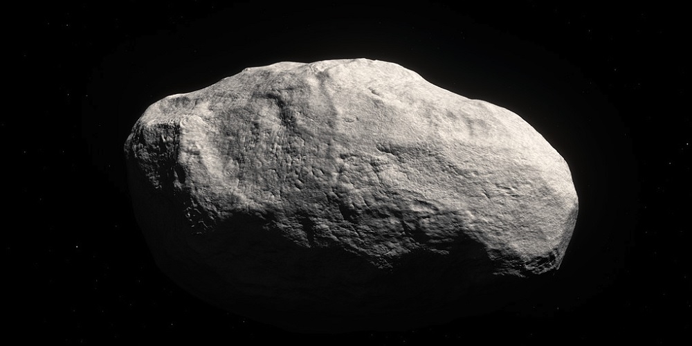 Artist’s impression van het unieke object C/2014 S3 (PANSTARRS)