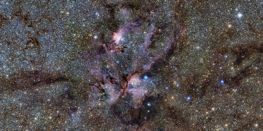 Opname van ESO’s VISTA-telescoop van NGC 6357