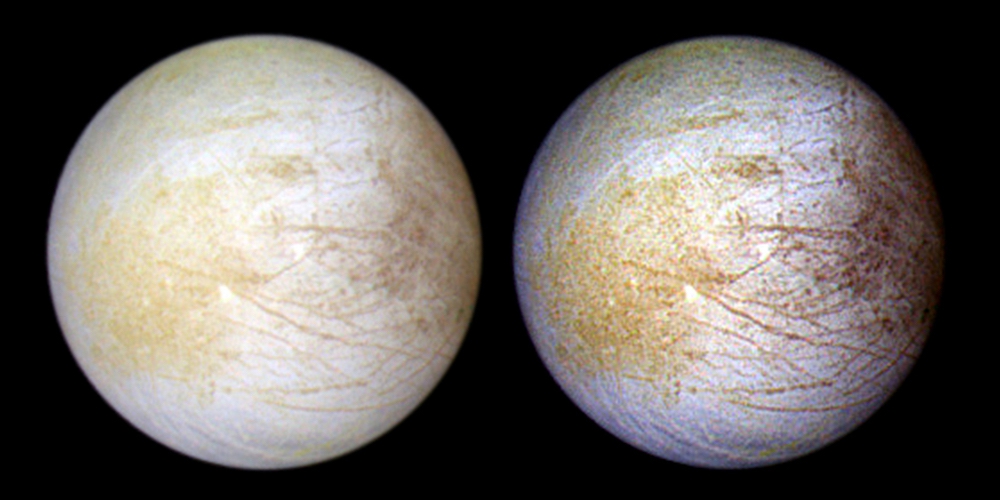 De Jupitermaan Europa. 