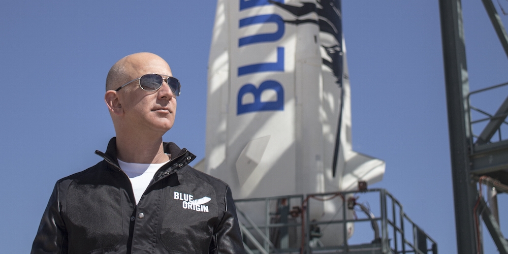 Oprichter van Blue Origin Jeff Bezos