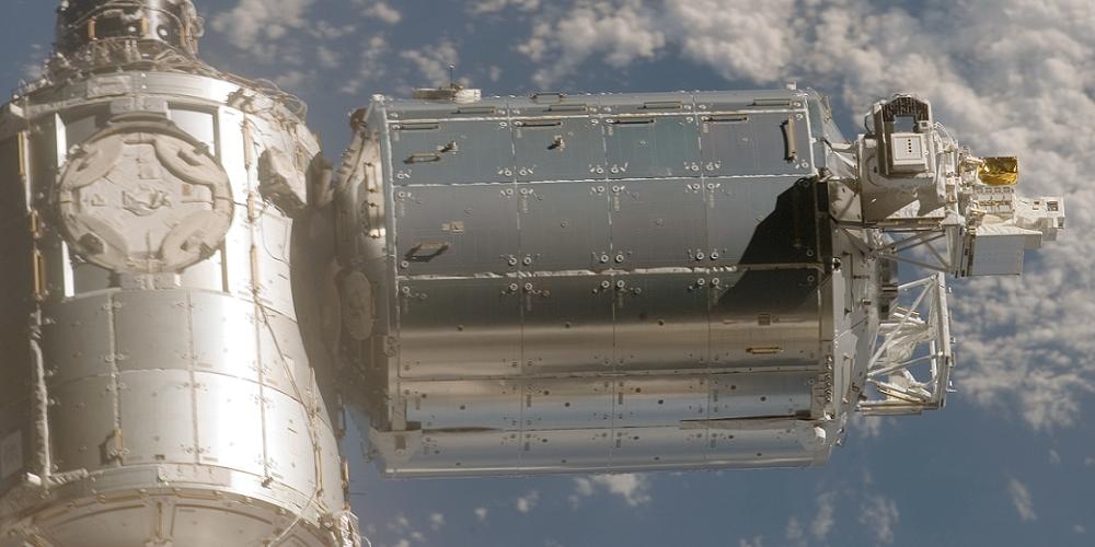 De Europese Columbus module aan het ISS