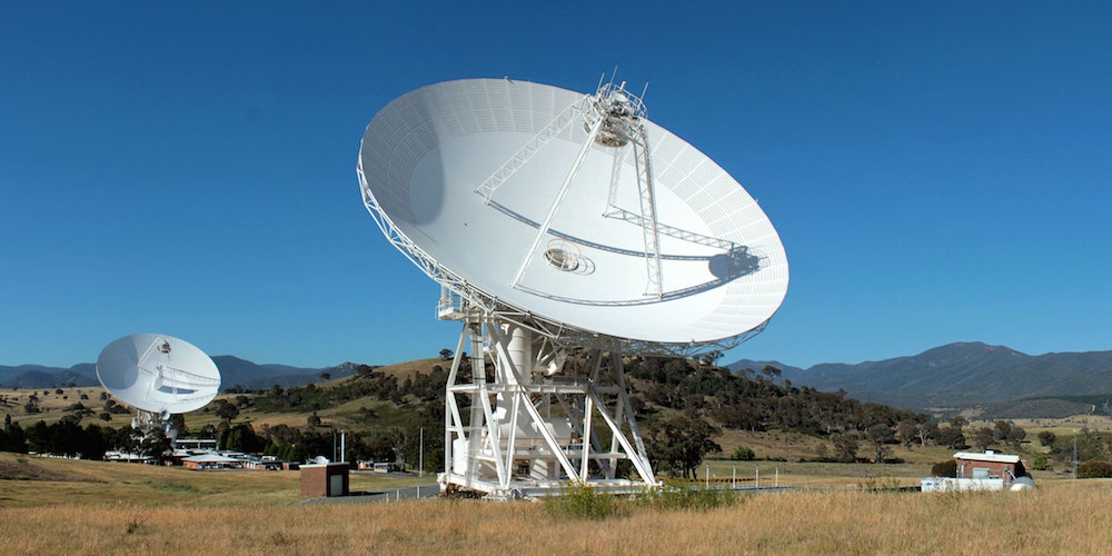 NASA's Canberra Deep Space Communications Complex in Australië