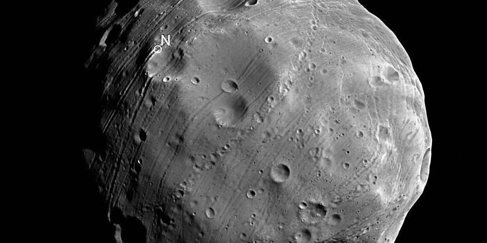 Het Marsmaantje Phobos