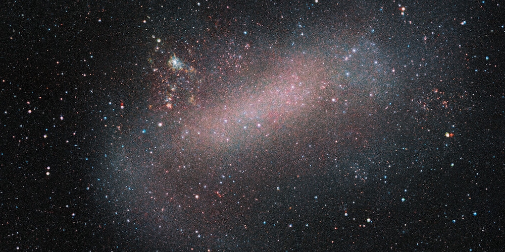 ESO’s VISTA-telescoop geeft een opmerkelijk beeld van de Grote Magelhaense Wolk, een van onze meest nabije galactische buren. 