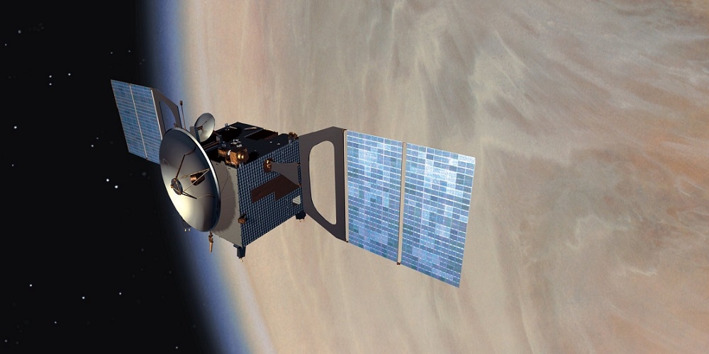 Artistieke impressie van de Venus Express ruimtesonde