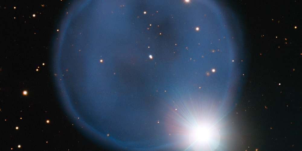 Astronomen die gebruik maken van ESO’s Very Large Telescope in Chili hebben dit beeld vastgelegd van de planetaire nevel PN A66 33, beter bekend als Abell 33