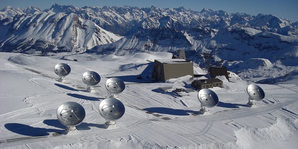 Het IRAM NOEMA observatorium.