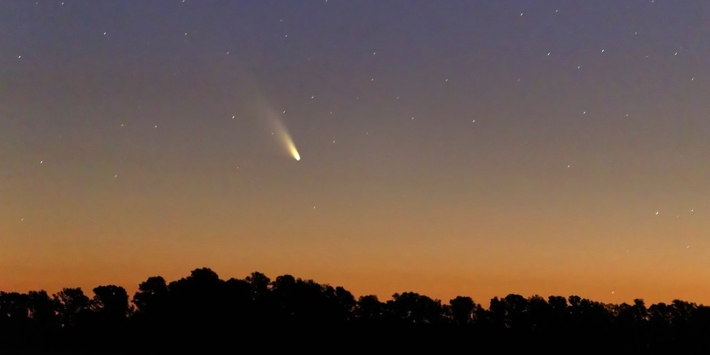 Komeet PANSTARRS gefotografeerd door Luis Argerich