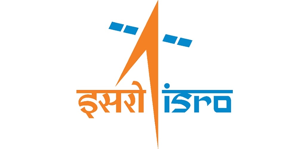 Logo van de Indiase ruimtevaartorganisatie ISRO