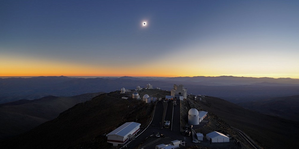 Op 2 juli 2019 was er een totale zonsverduistering te zien vanaf de ESO-sterrenwacht op La Silla, in het noorden van Chili. 