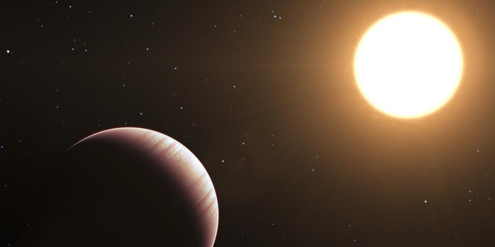 Artistieke impressie van een exoplaneet