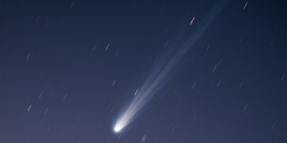 Komeet ISON gefotografeerd op 22 november 2013