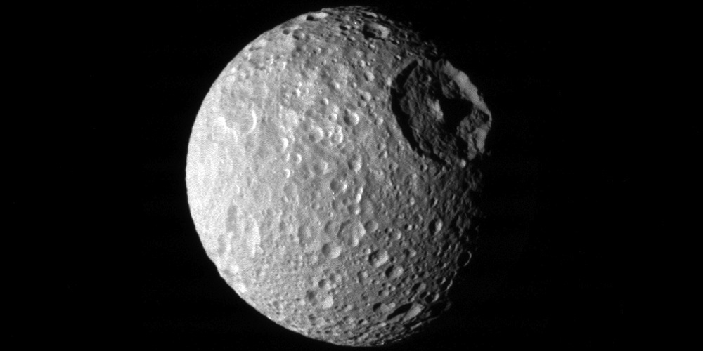 De Saturnusmaan Mimas