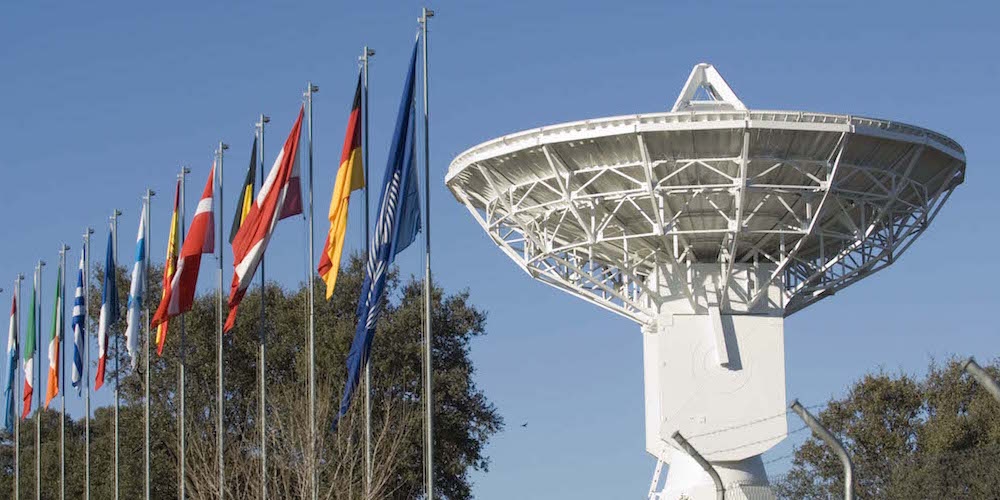 Het European Space Astronomy Centre in Spanje