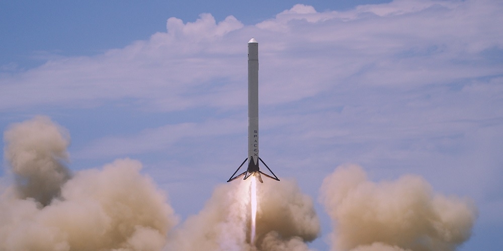 Testvlucht met een herbruikbare Falcon 9 rakettrap