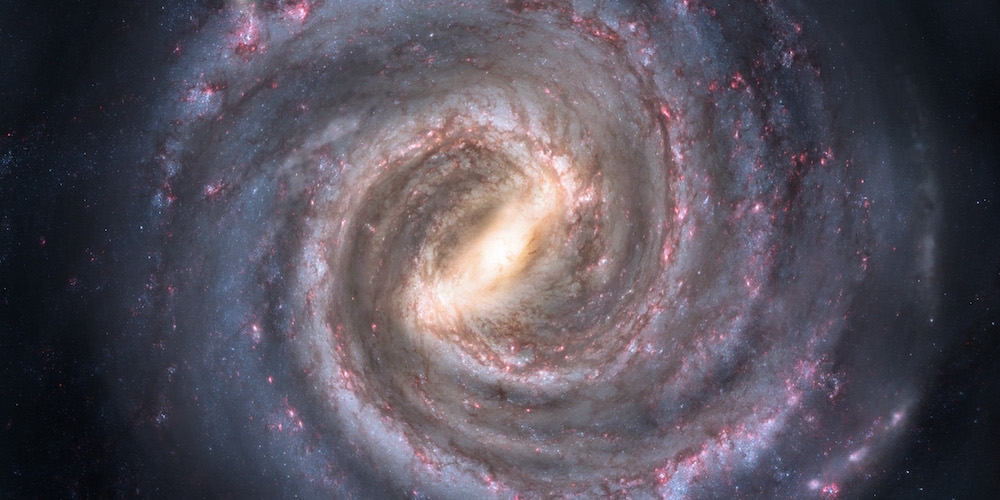 Artistieke impressie van ons Melkwegstelsel