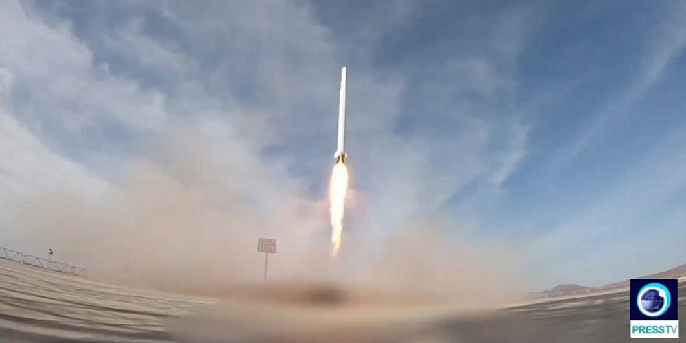Lancering van de Iraanse Qasad raket. 