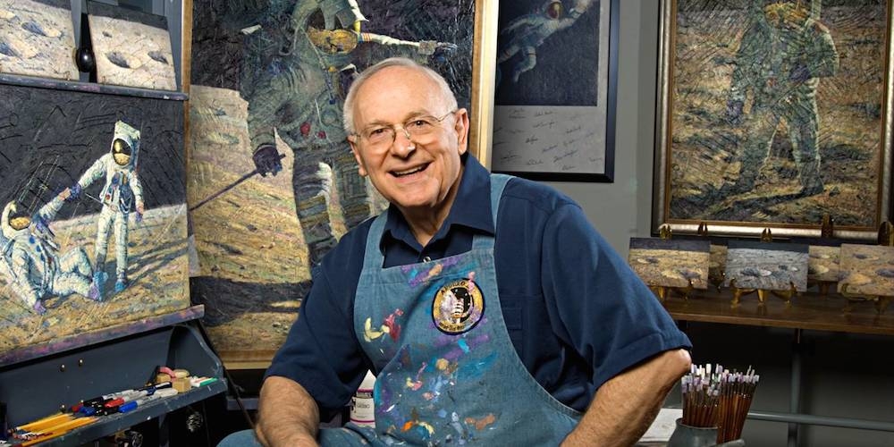 De ruimtevaarder en schilder Alan Bean