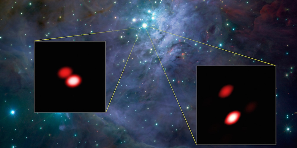 Als onderdeel van de eerste waarnemingen heeft het team nauwkeurig gekeken naar de heldere jonge sterren van het zogeheten Trapezium, in het hart van het stervormingsgebied in het sterrenbeeld Orion