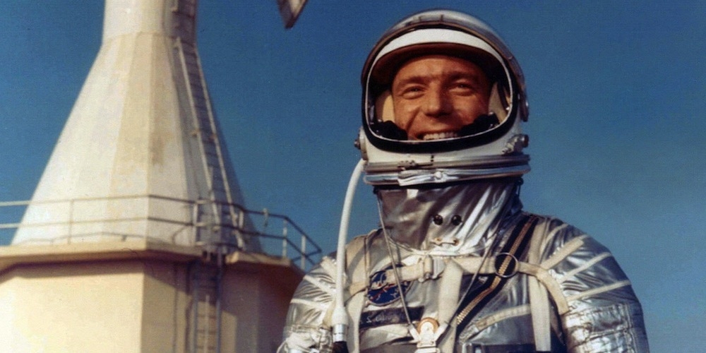 De Amerikaanse astronaut Scott Carpenter