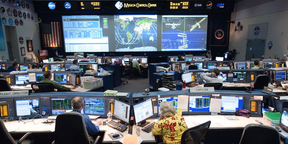 NASA's Mission Control Center in Houston