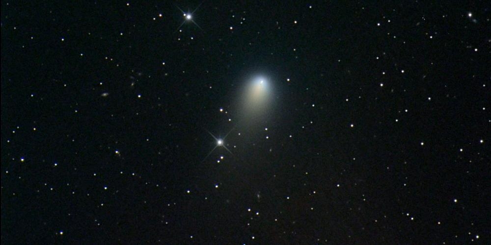 Opname van de periodieke komeet Hergenrother 168P