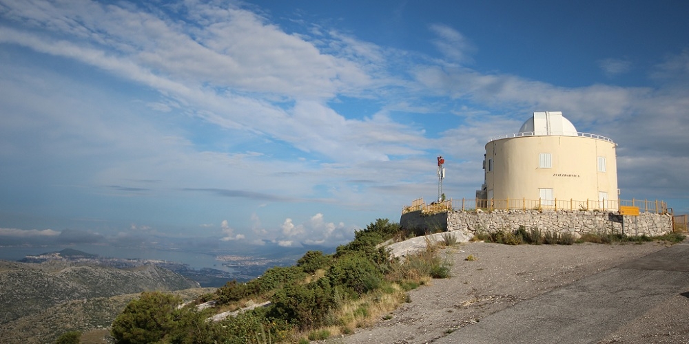 De Zvjezdano Selo sterrenwacht in Kroatië