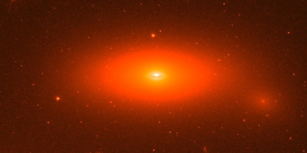 NGC 1277 gezien door de Hubble Space Telescope
