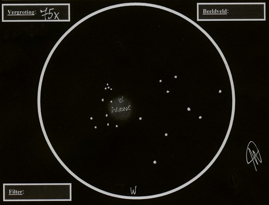 M22 doorheen de Orion Starblast 4.5