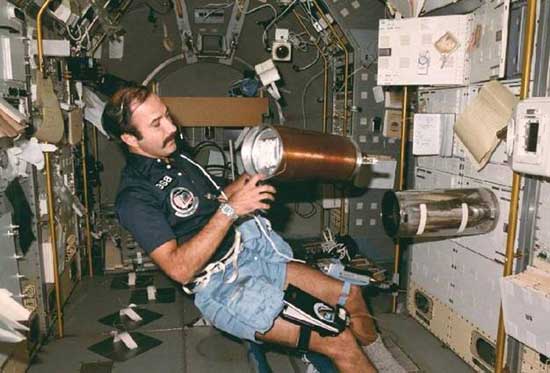 De Nederlandse astronaut Wubbo Ockels